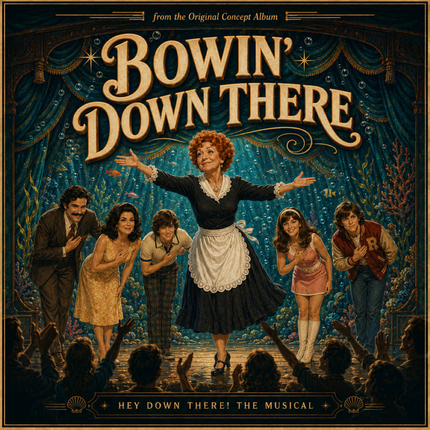 Hey Down There! — Bows concept track artwork
