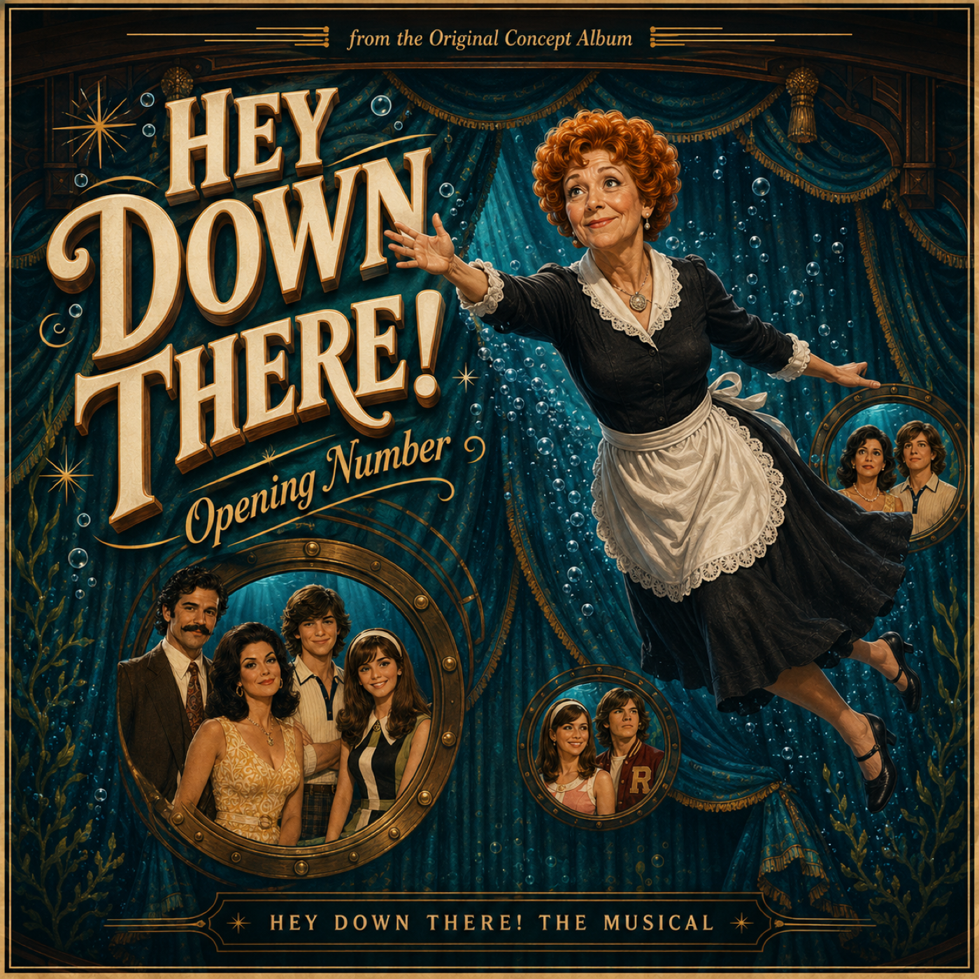 Hey Down There! concept track artwork